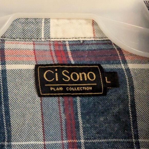 Plaid denim shirt - Picture 2 of 2